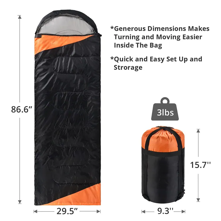 Wholesale Portable 170T Polyester Sleeping Bag، صورة تفصيلية 2