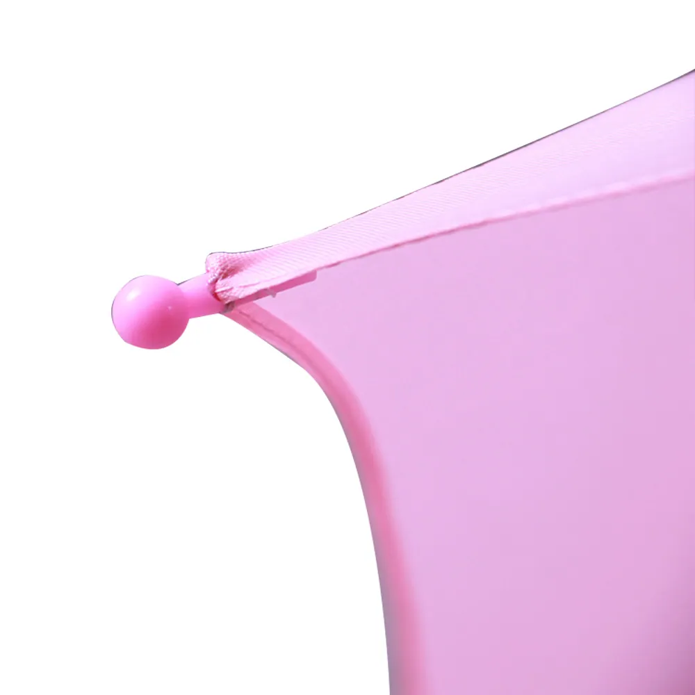 17’’*8k auto open zinc coated metal windproof kids straigh pink umbrella, detail 5