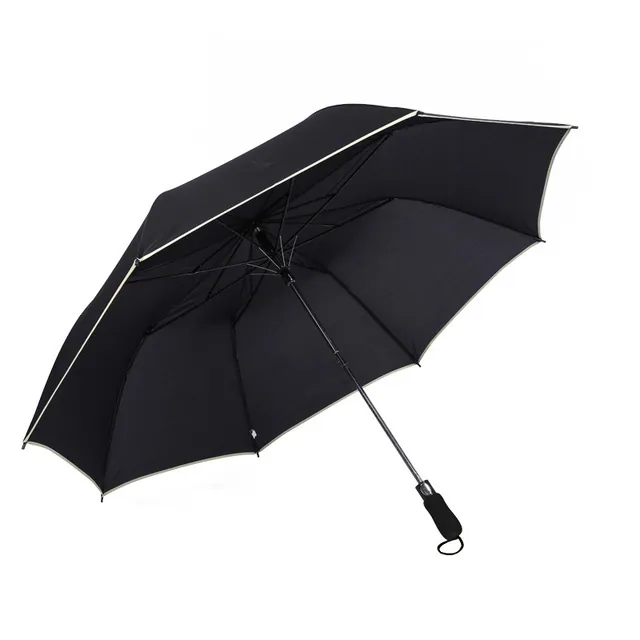 Wholesale auto open 2 fold umbrella with logo print golf umbrella, image 1