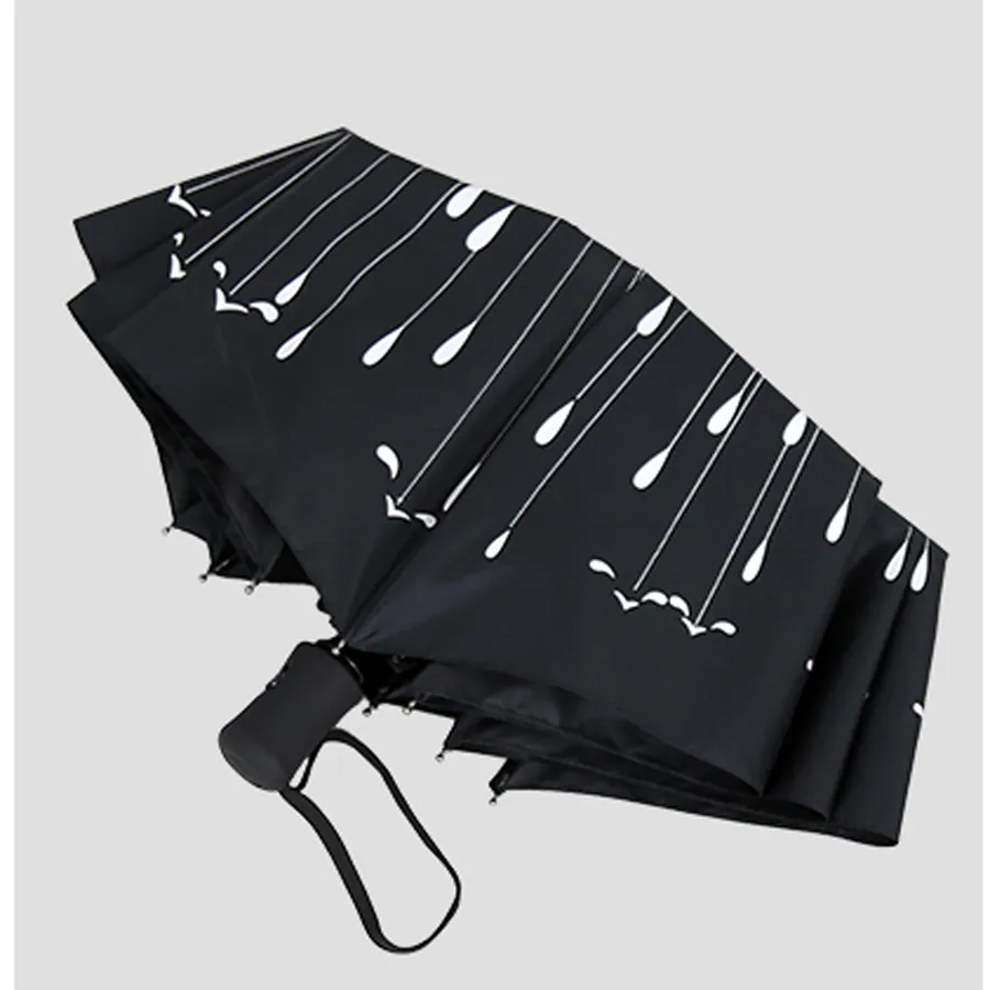 23inch*8k Full Open Style Colorful Silk Printed On All Panels Compact Fold Umbrella, detail 6