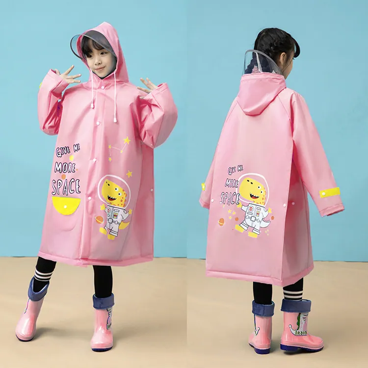 Kids Rain Jacket Thick Poncho Waterproof for Kids، صورة تفصيلية 1
