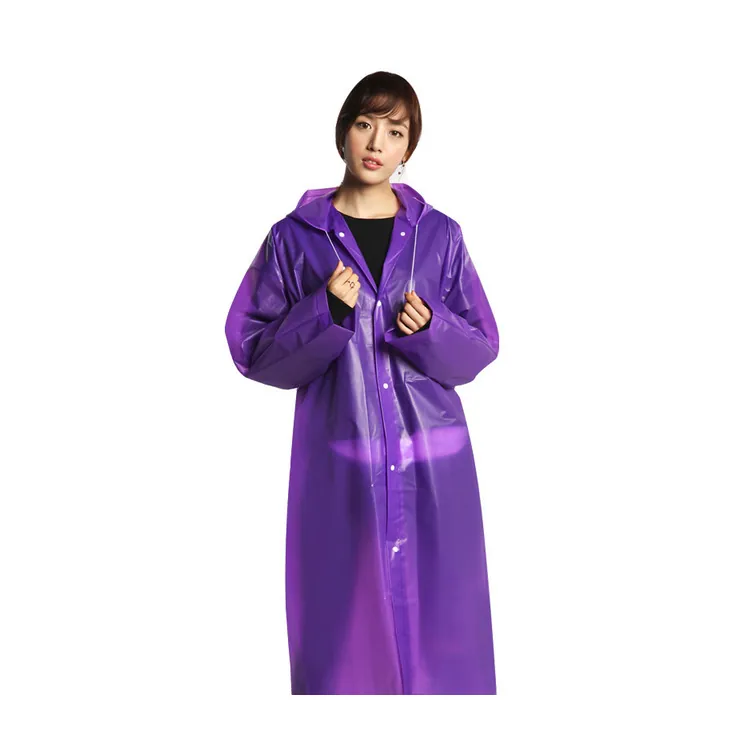 wholesale Rain Coat Non-disposable raincoat EVA fashionable environmental protection raincoat travel outdoor lightweight، صورة تفصيلية 5