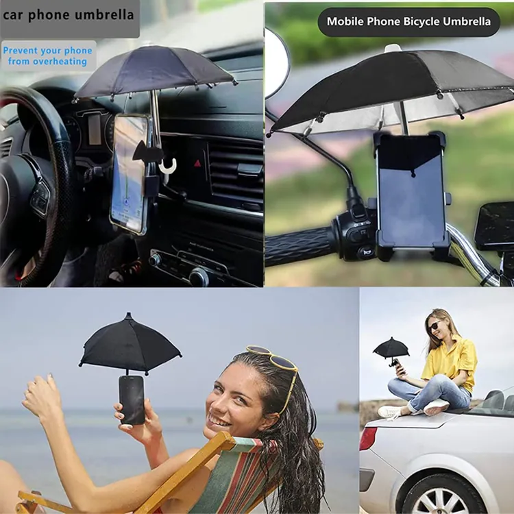 Promotional Set Motorcycle Holder Suction Cup Stand umbrella، صورة تفصيلية 2