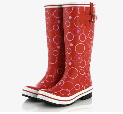 Youth Junior bulk rain boots high quality rubber rain shoes Wellies rain safety shoes, detalle 3