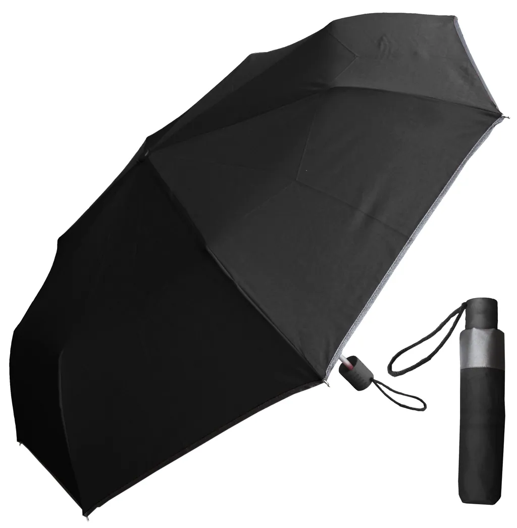 21inch * 8k reflective edge, matching color fabric, folding umbrella and double umbrella gift, detail 4