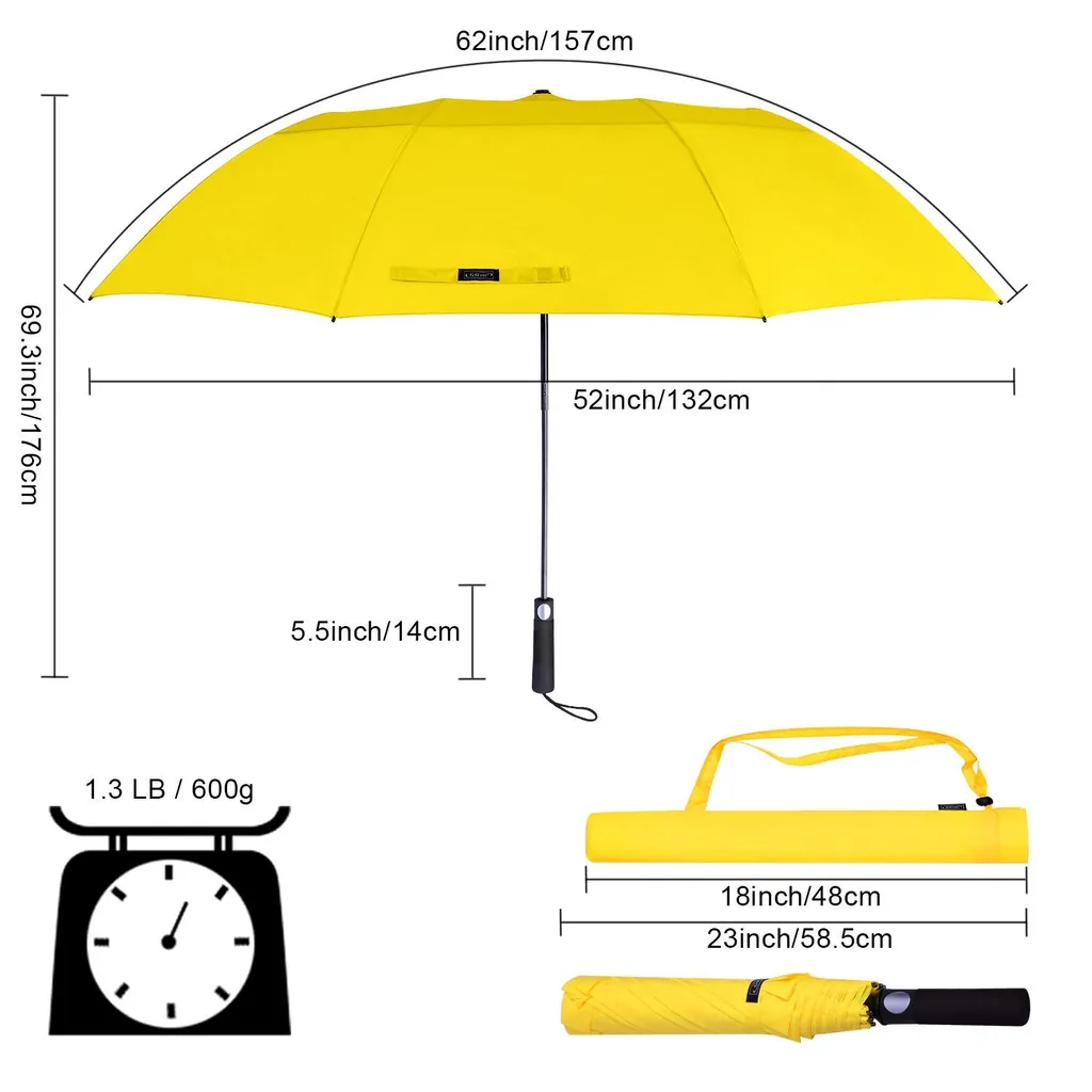custom logo umbrella auto open manual close 2 folding golf umbrella,细节图 3