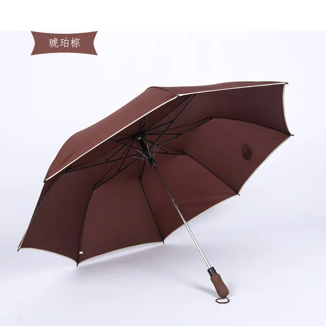 High quality Auto open 2 fold umbrella with logo print golf umbrella,第 1 张图片