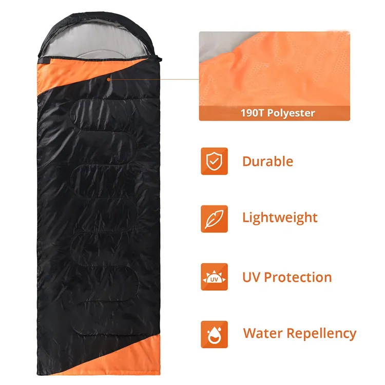 Wholesale Portable 170T Polyester Sleeping Bag، صورة تفصيلية 5