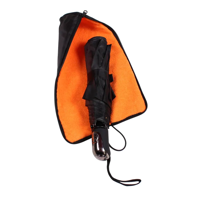 3 Auto Open And Closed Fold Umbrella Advertise Umbrella With Customized Logo&Pouch, detail 1