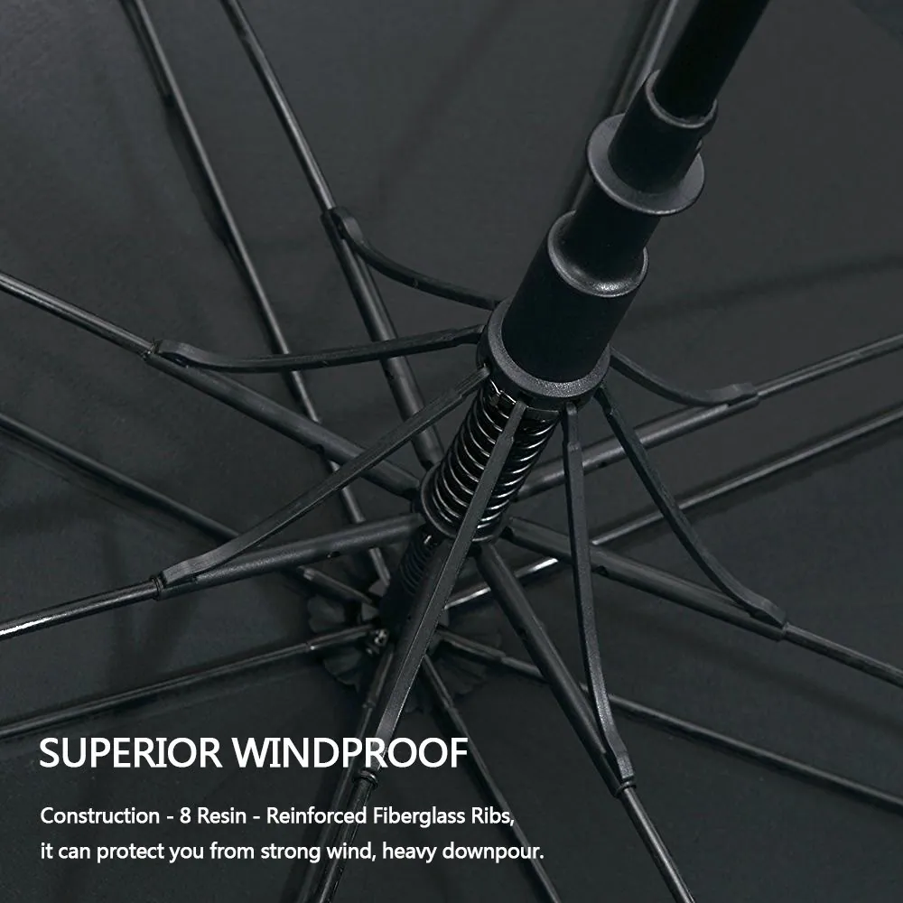 Vented Windproof Golf Umbrella with Logo Printing، صورة تفصيلية 2
