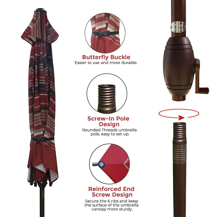 Custom Design Sun Garden Umbrella，细节图 3