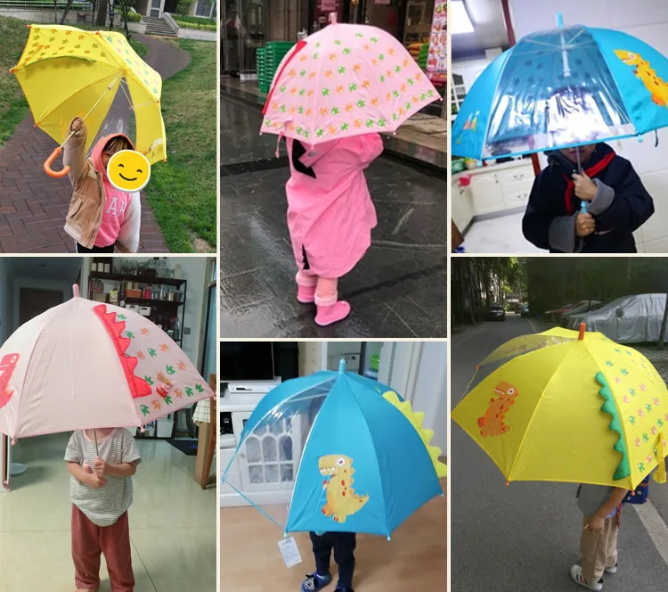 Kindergarten Student Cartoon Umbrellas for Children، صورة تفصيلية 4