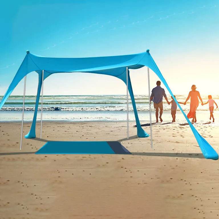 Custom Design Printed Beach Sunshade، الصورة 1