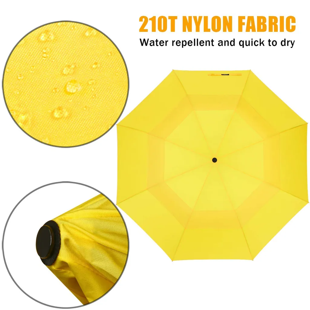 custom logo umbrella auto open manual close 2 folding golf umbrella,细节图 2