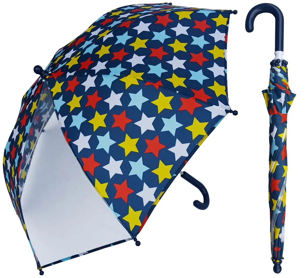 Custom design 19 inch kids umbrella. Start full color printing with POE panel., detail 2