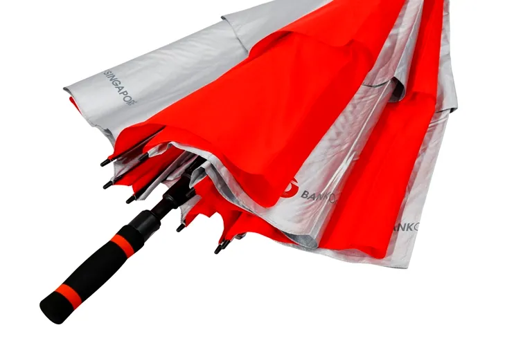 Canopy Double Layer Outdoor Golf Straight Advertising Umbrella, detail 2