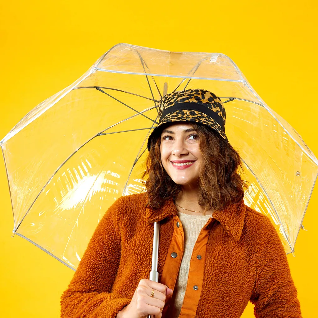 Material POE Umbrella Clear Pure Umbrella for Outdoor، صورة تفصيلية 4
