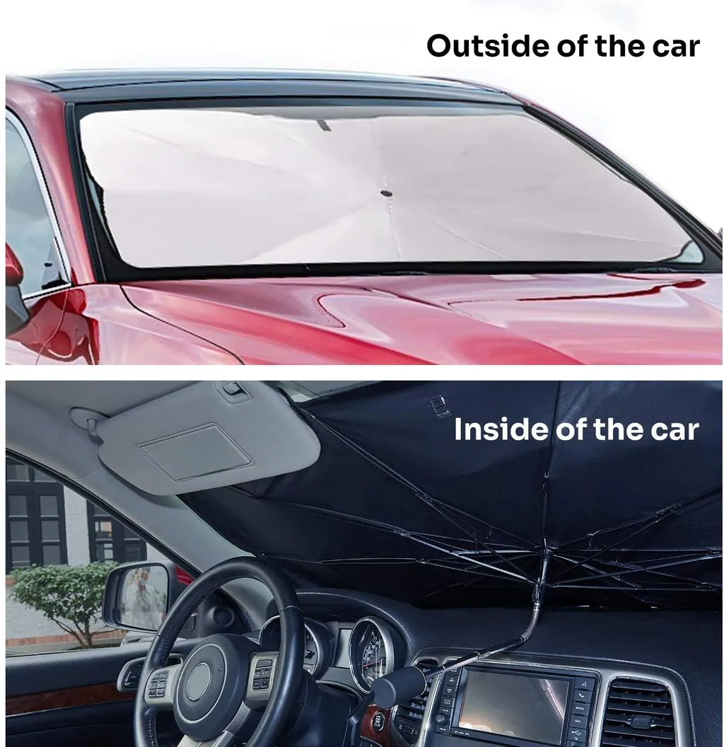 Customized Logo Design Car Sunshade، صورة تفصيلية 2