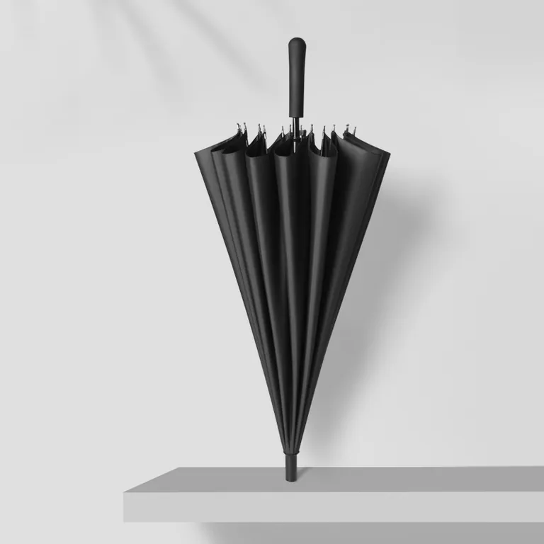 Lotus 2022 16 Ribs Straight Golf Waterproof Auto Open Large Umbrella، الصورة 1