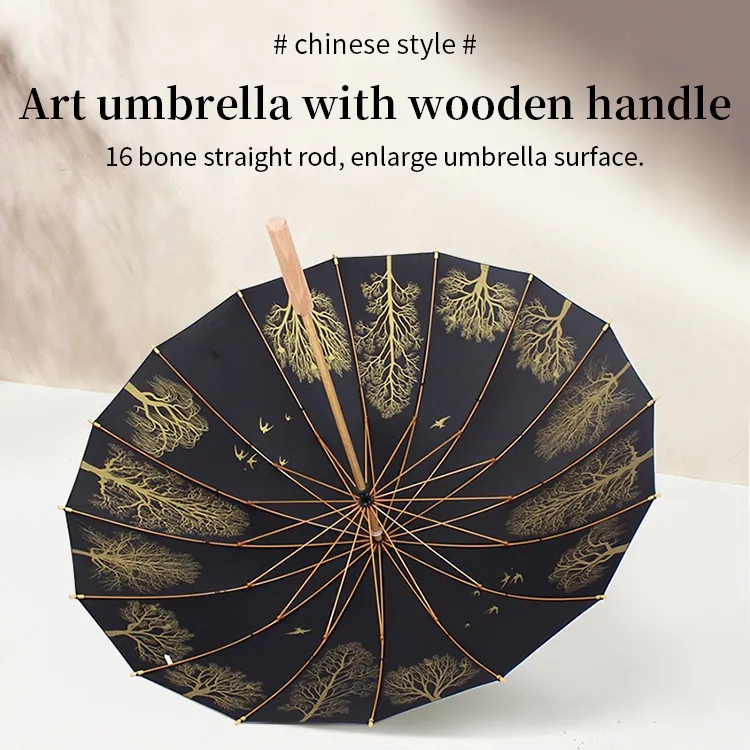Bamboo Shaft Umbrella، صورة تفصيلية 1
