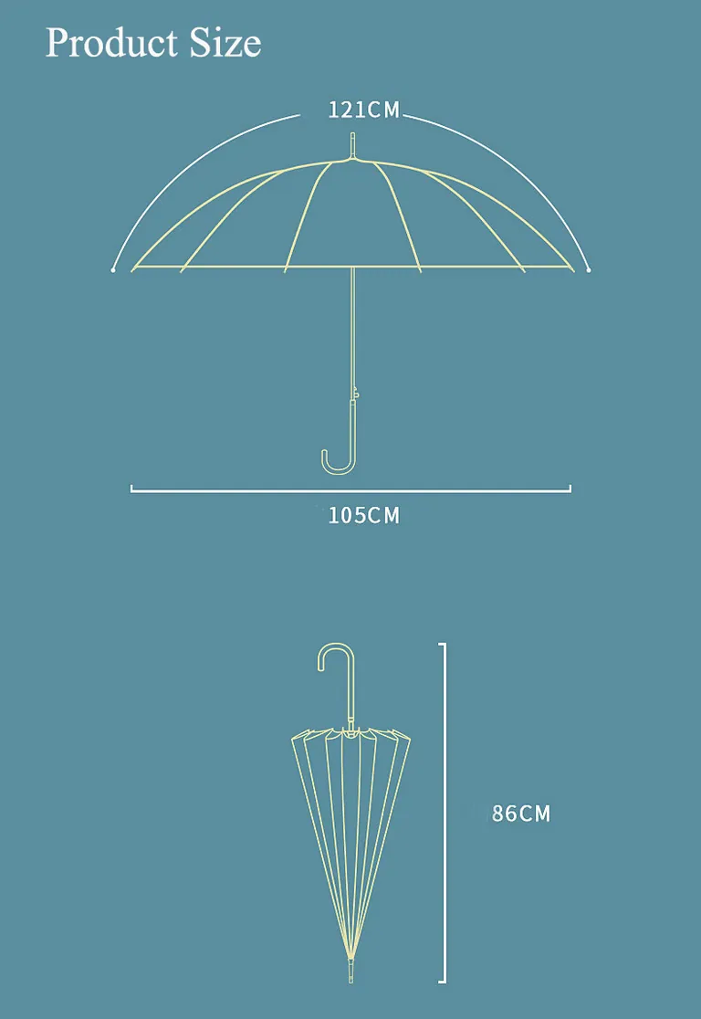 Advertising Straight Sun Umbrella with Logo Prints، صورة تفصيلية 4