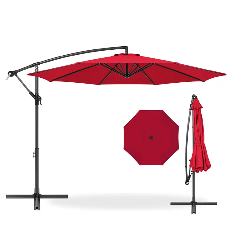 Outdoor Hanging umbrella with 360 Rotation، الصورة 1