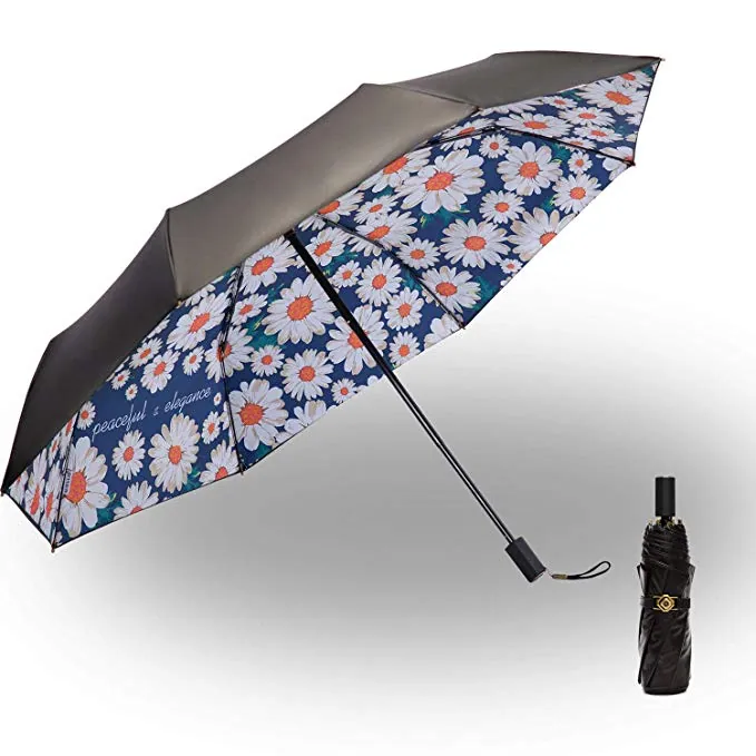 high quality 21 inch manual open custom fold umbrella, detail 4