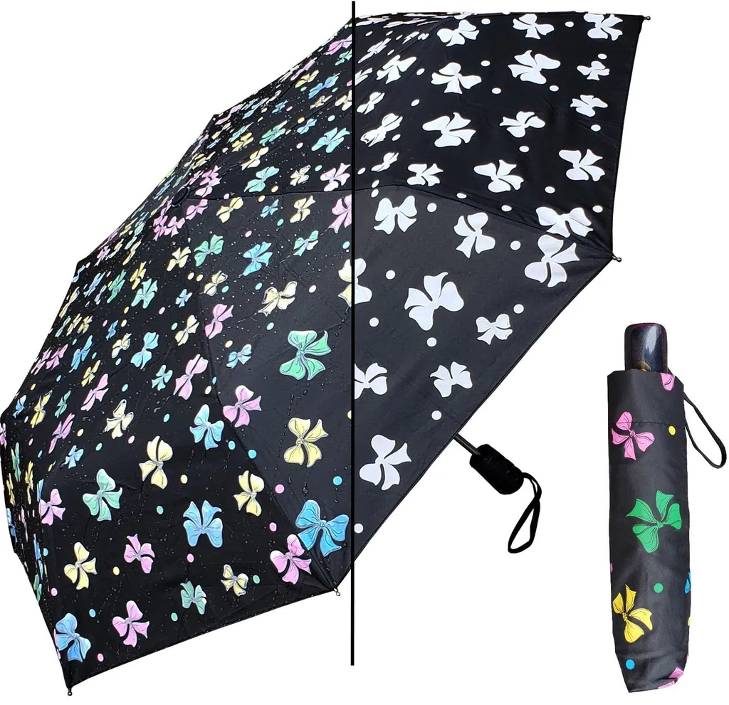 21 inch * 8K magic color change gift and promotion mini folding umbrella, detail 2