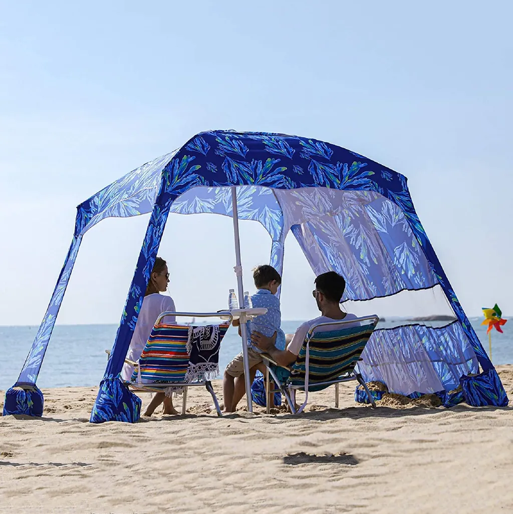 Outdoor Cool Beach Umbrella Cabana, detalle 2