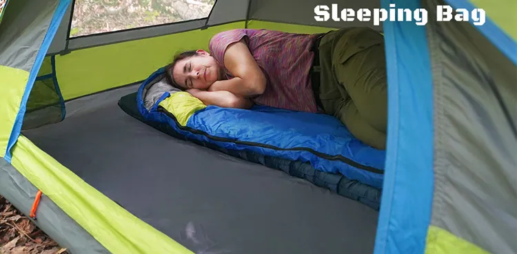 Wholesale Portable 170T Polyester Sleeping Bag، صورة تفصيلية 1