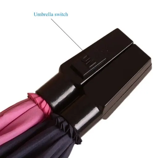 Compact Foldable Umbrella Auto Open and Close 3 Folding Umbrella, detail 4