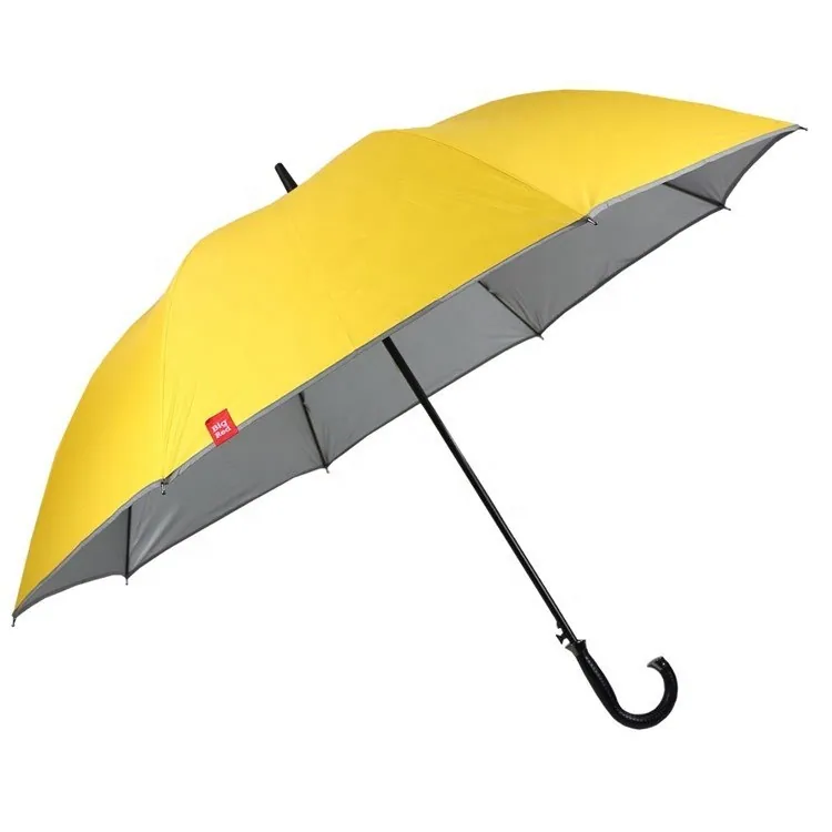 Sunproof Silver Coating Inside Advertising Logo Umbrella With Carry Bag, image 1
