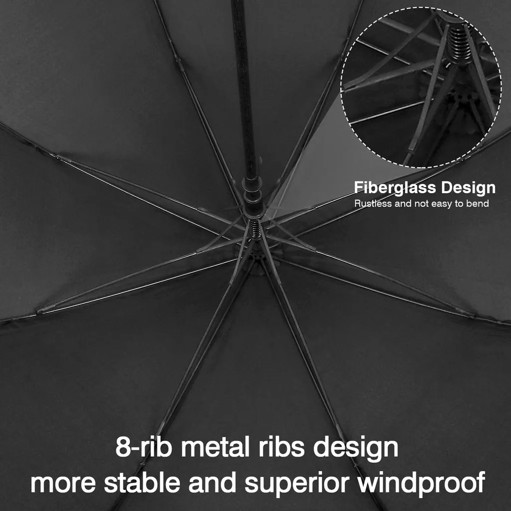 UV Coated Sun Proof EVA Handle Golf umbrella، صورة تفصيلية 4