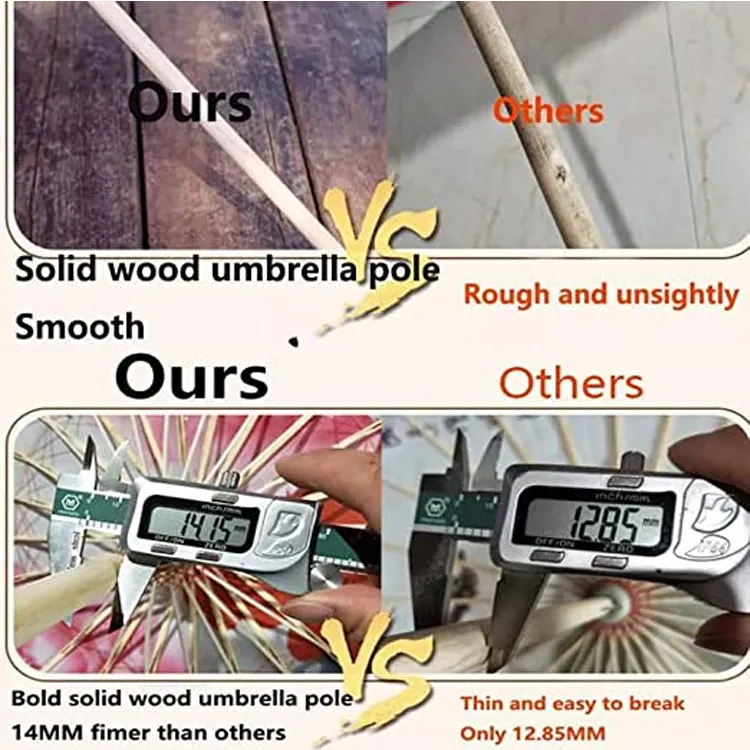 Romantic Oil Paper Umbrella، صورة تفصيلية 2