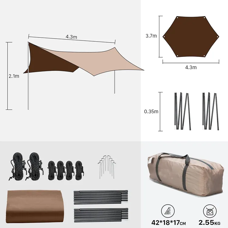 Multi-person Camping Sunshade، صورة تفصيلية 1