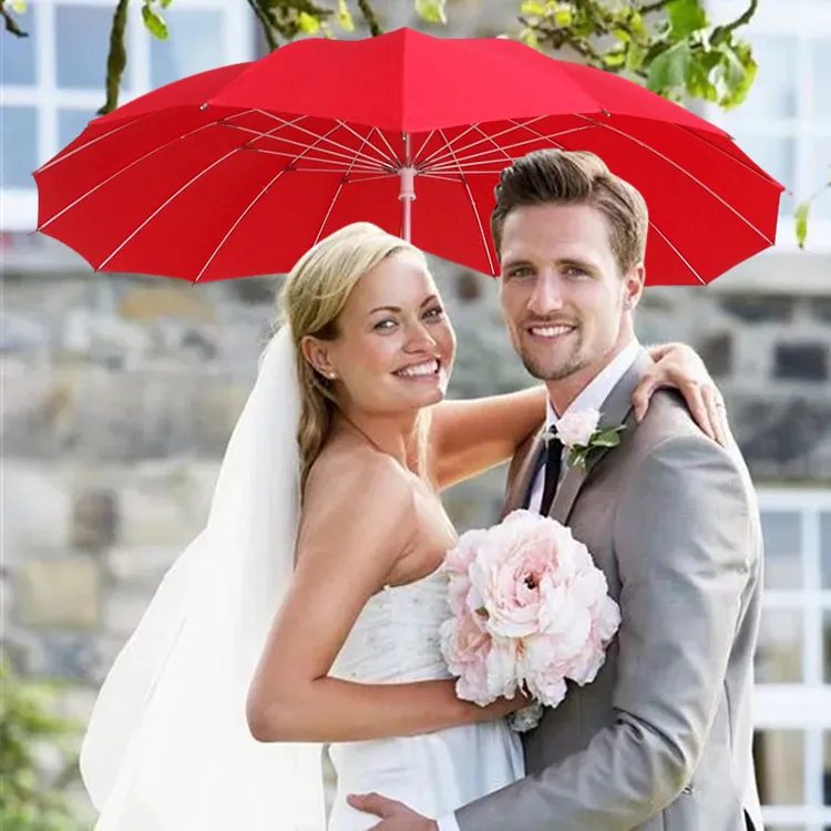 Heart Shaped Umbrella for Wedding، صورة تفصيلية 8