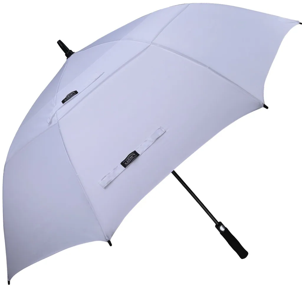 Wholesale Large Automatic Open Straight Windproof Canopy Golf Umbrella with Long Handle, detail 2