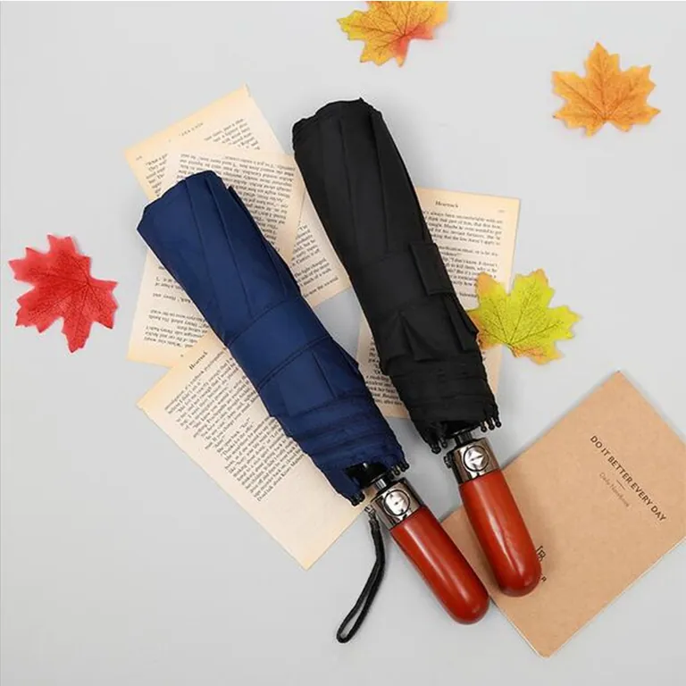 good quality windproof automat double layer umbrella, detail 3