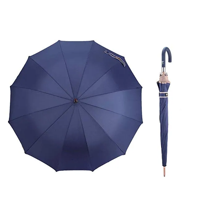 Cheap Colorful Anti UV 25 Customized Logo Windproof Straight Umbrella for Man and Women, image 1