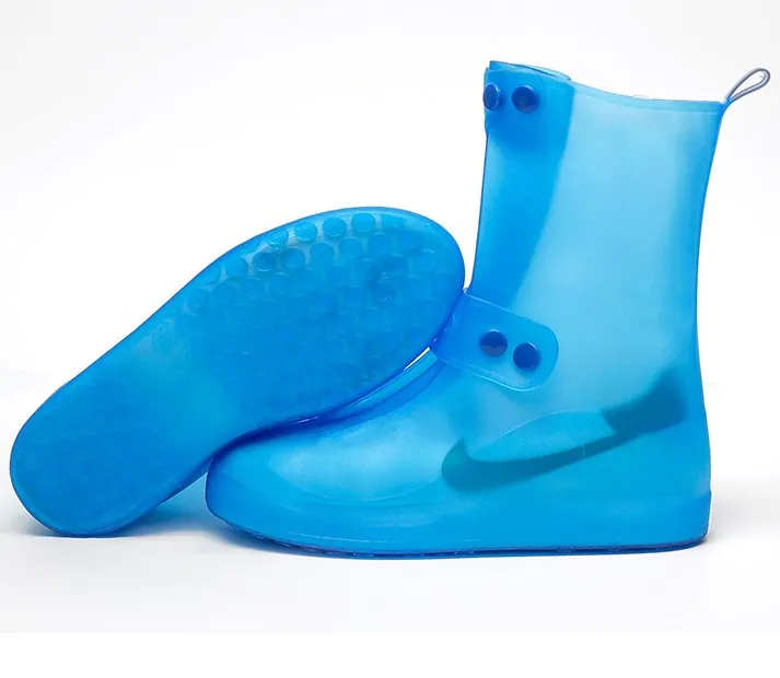 5 color case reusable safe rain shoes cover non slip pvc shoes rain cover waterproof rain shoes protection, image 1