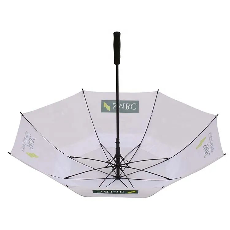 Strong High Quality Windproof Fiberglass Frame Golf Chinese factory Umbrella, detail 2