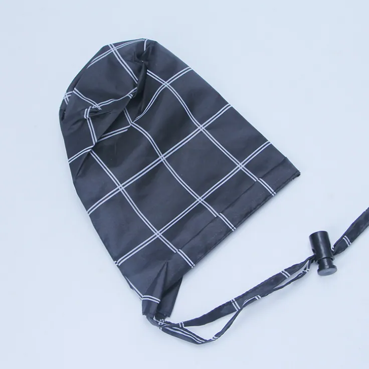 Women's Stylish Waterproof Rain Plaid Poncho OEM Print Raincoat Water Resistant Lightweight Hooded Wrap، صورة تفصيلية 2