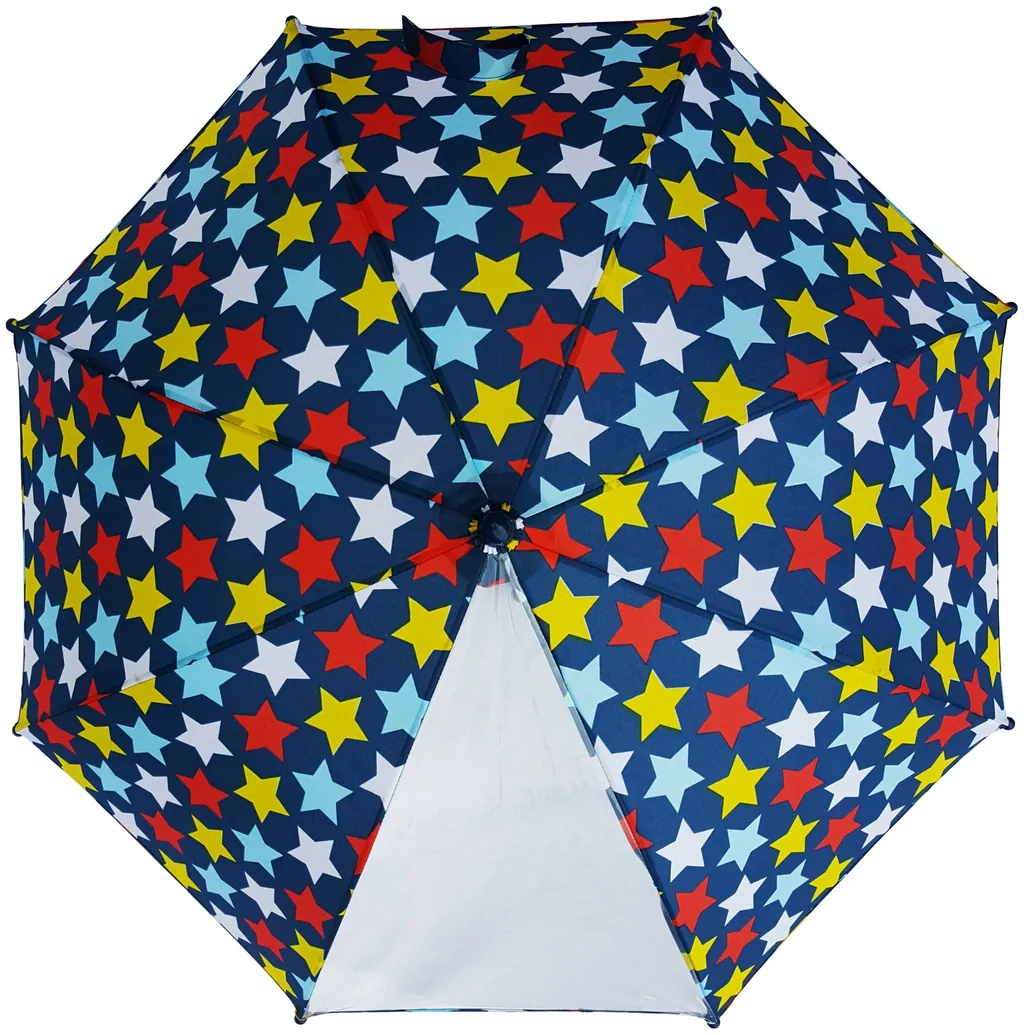 19Inch Color Full Start Print Customized Design Kids Umbrella With POE Panel، صورة تفصيلية 4