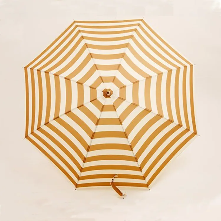 Rainproof Umbrella with Blue and White Stripe، صورة تفصيلية 4