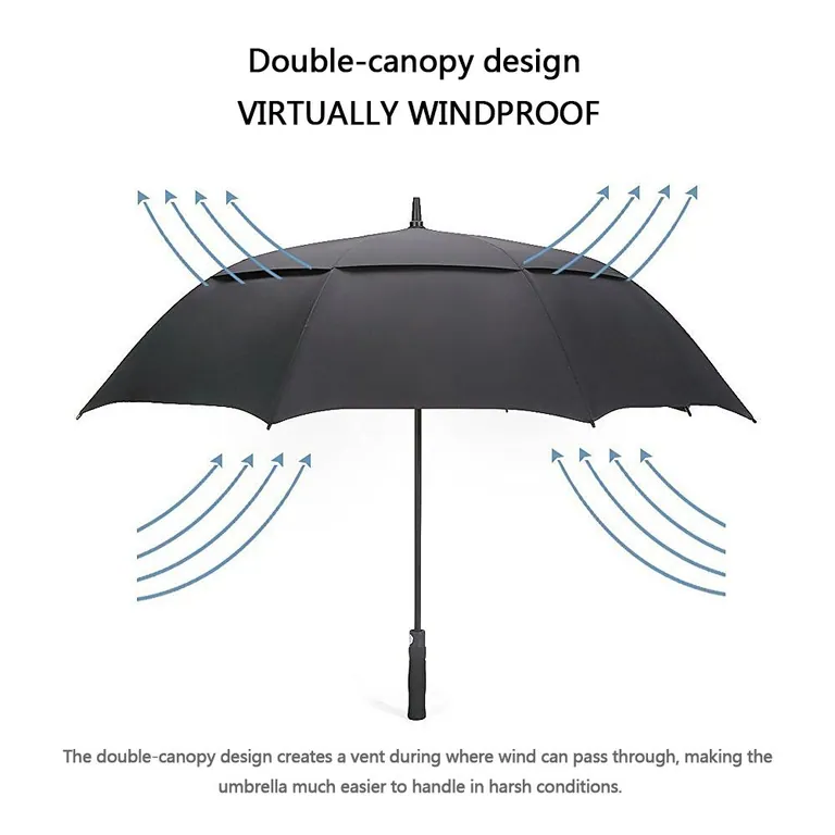 Straight Golf umbrella with Customized Logo، الصورة 1