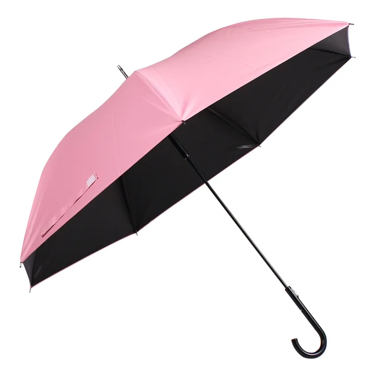 2019 Hot Selling 7 ribs Semi- automatic Lightweight Straight Sun and Rain Women umbrella with UV Coating, image 1