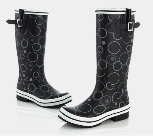 Youth Junior bulk rain boots high quality rubber rain shoes Wellies rain safety shoes, detalle 4