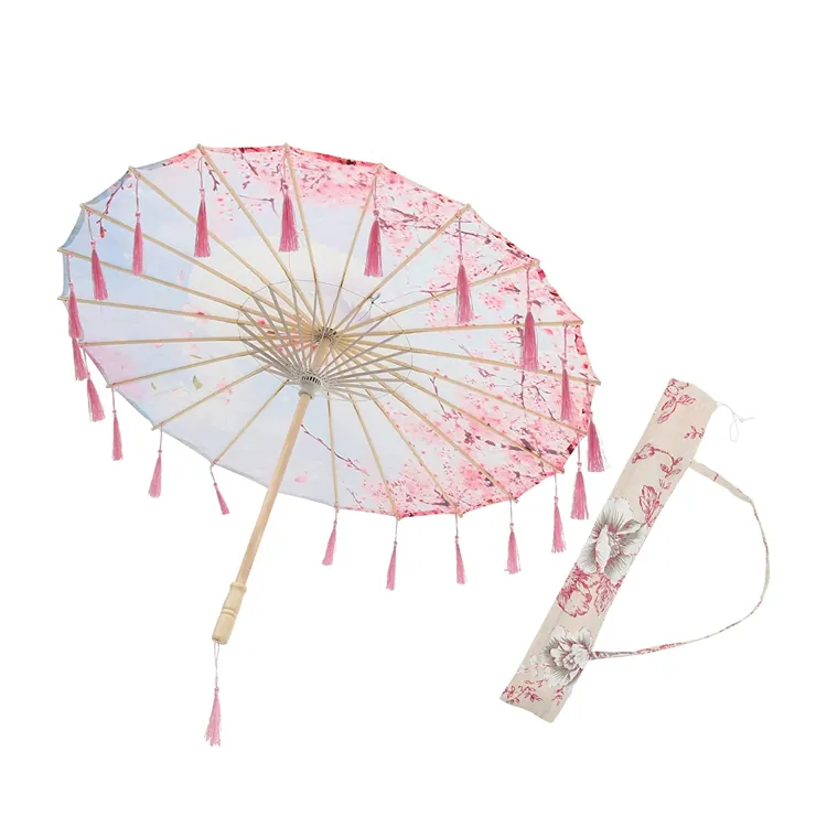 Romantic Oil Paper Umbrella، الصورة 1