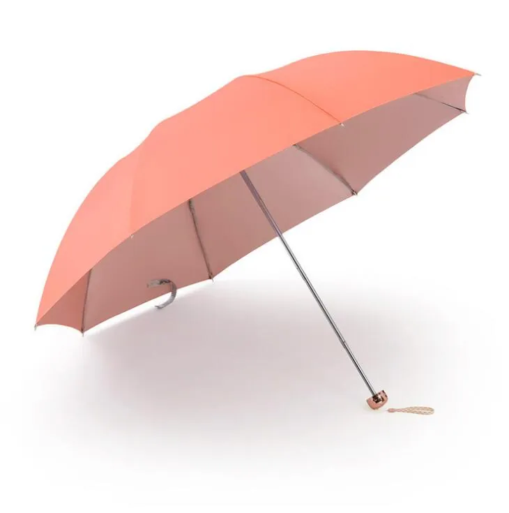 21 inch * 8k silver opening manual liner waterproof promotional folding umbrella, detail 4