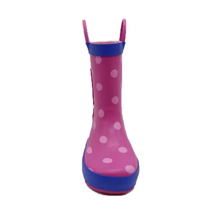 newest design Waterproof beautiful cartoon print Rubber Rain Boots، صورة تفصيلية 4